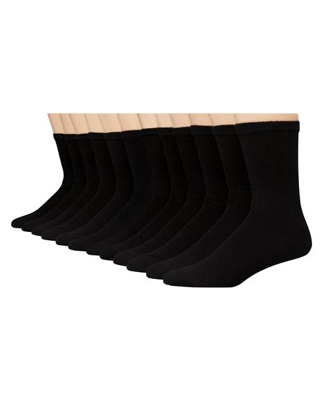 black hanes crew socks|hanes ultimate comfortblend crew socks.